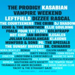 Benicassim line-up poster