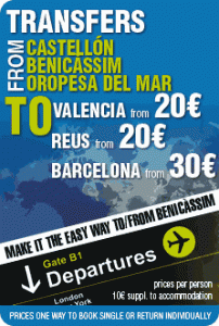 Benicassim Airport transfers