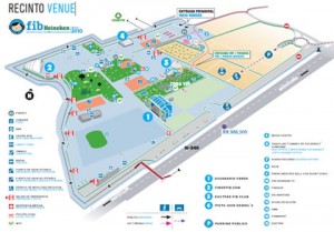 Benicassim 2010 map